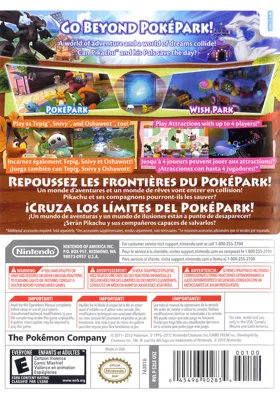 PokePark 2 Wonders Beyond box cover back